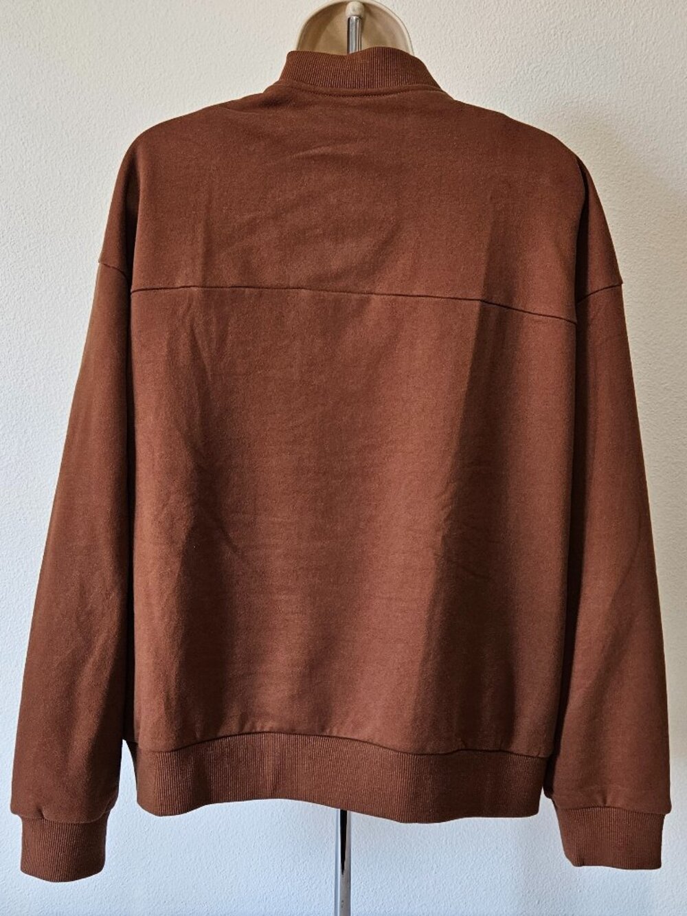 GeGekoko Drop Shoulder Oversized Full Zip Jacket - Picture 8 of 11